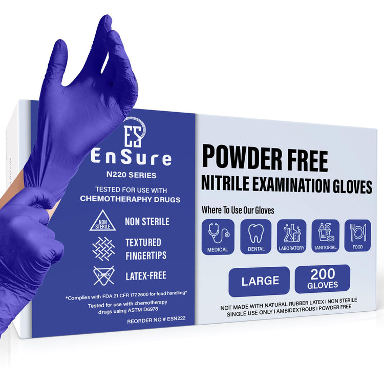 Blue Nitrile Gloves