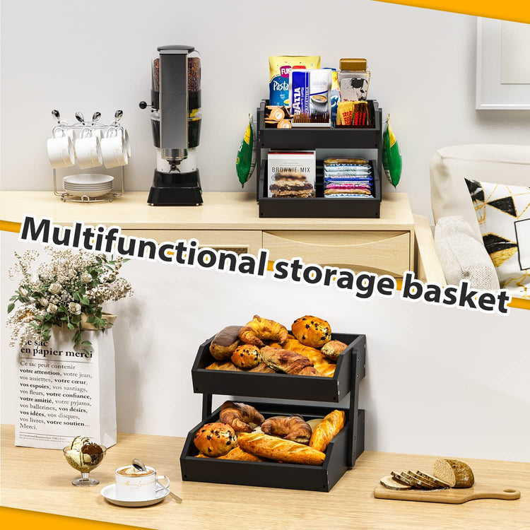 Bamboo Fruit Basket for Kitchen