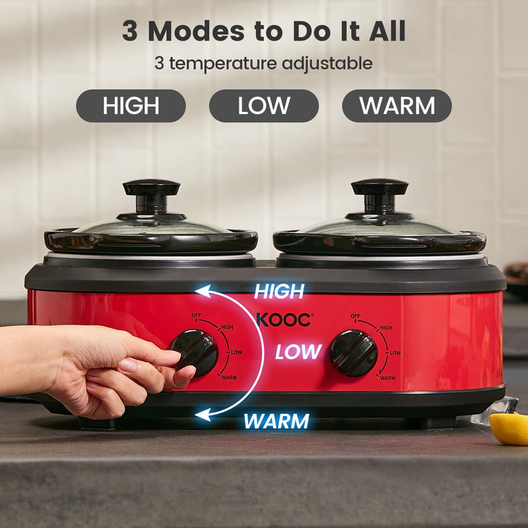 Double Small Slow Cooker