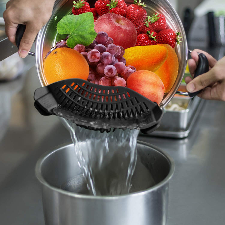 Clip On Strainer Silicone for All Pots