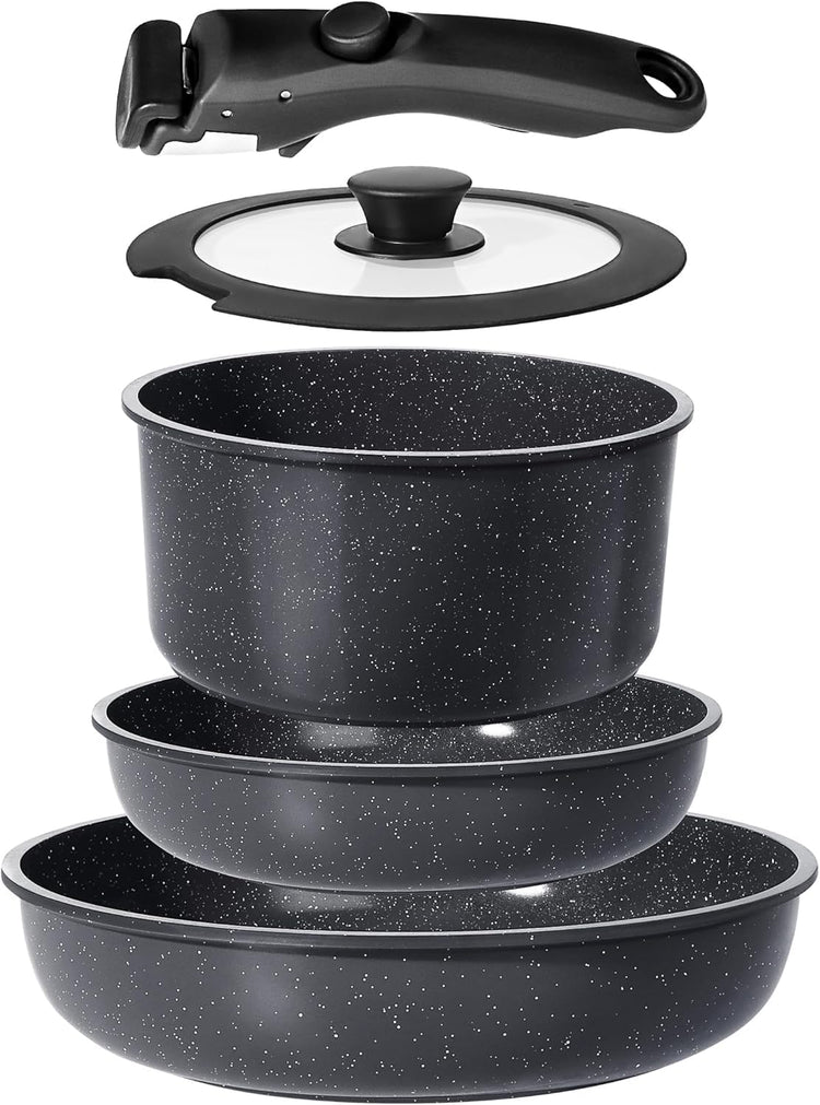 Ceramic Pots and Pans Set Non Stick