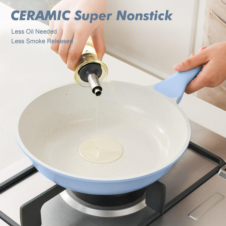 Nonstick Ceramic Frying Pan 12.5