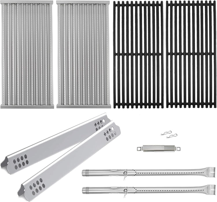 G362-2100-W1 Grill Replacement Kit for Charbroil TRU-Infrared 463642316 463644220 463632320 463675016 463644220 463245518, Grill Grate, Heat Plates and Burner Kit for Charbroil 466642416