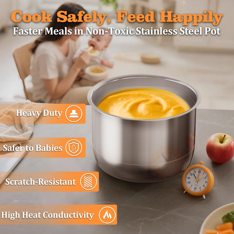 Electric Pressure Cooker 6QT Dual Pots