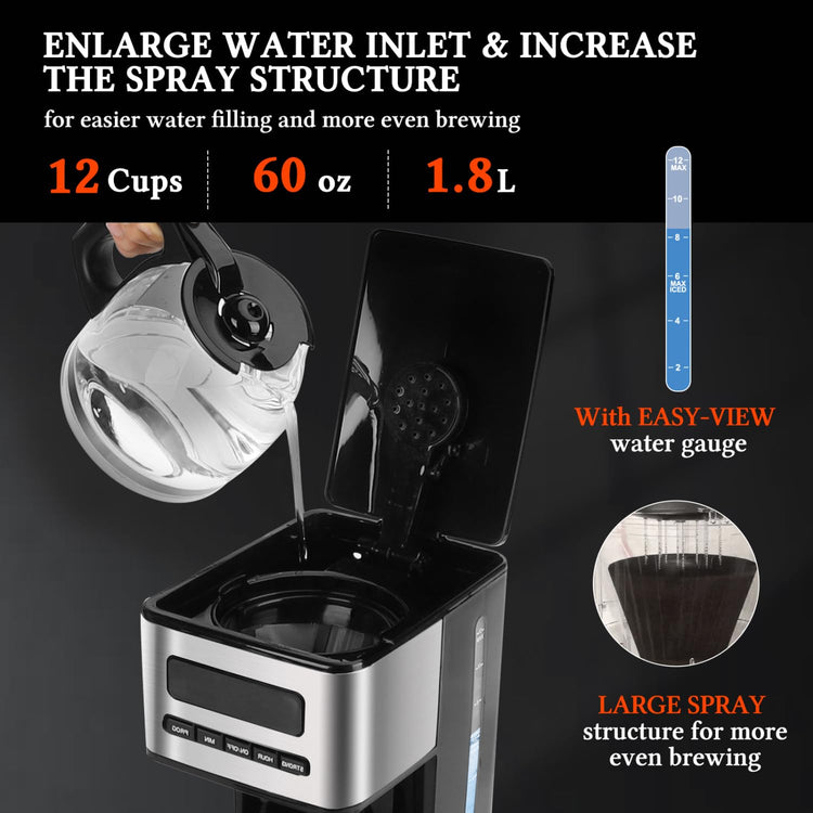 Programmable Coffee Maker 12 Cup