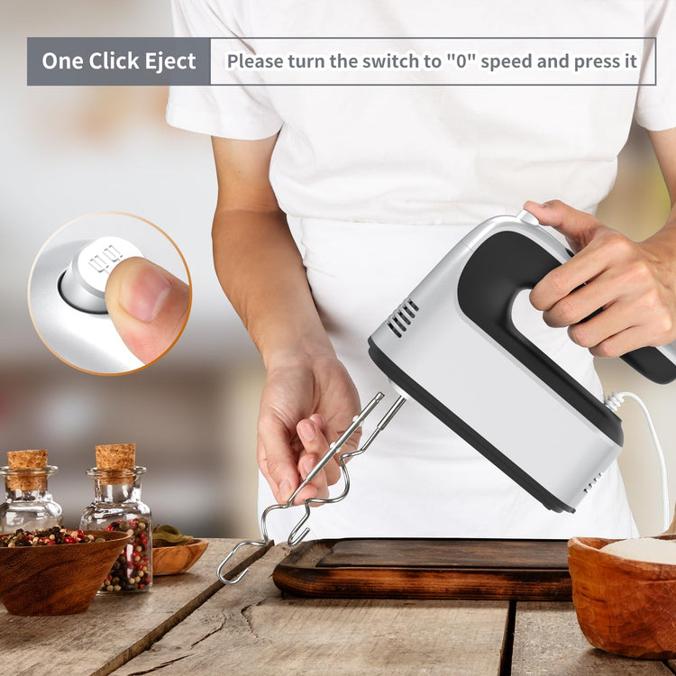 9 Speed Digital Hand Mixer Electric
