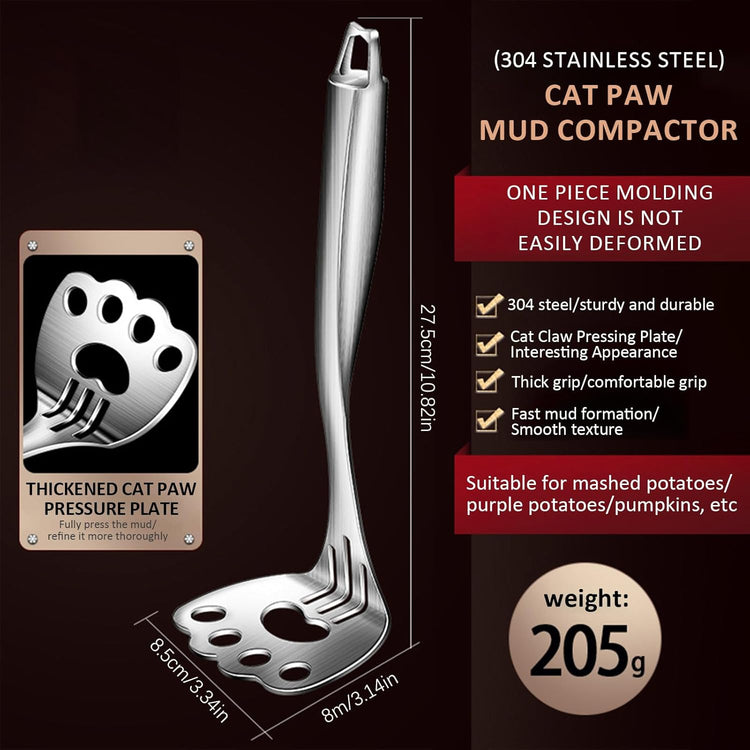 Mashed Potato Masher, Bean Smasher with Stainless Steel Handle, Heavy Duty Meat Masher Triturador de Papas para Pure, Suit for Potato, Guacamole, Fruits, Avocado, Bean and More