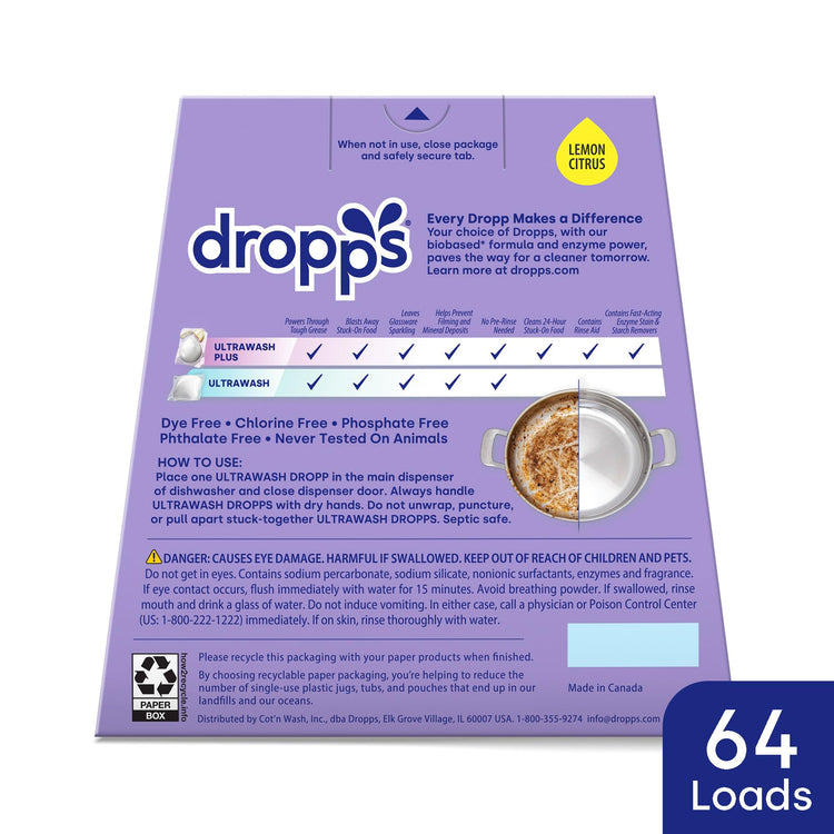 UltraWash Plus Dishwasher Detergent Pods (64 Count)