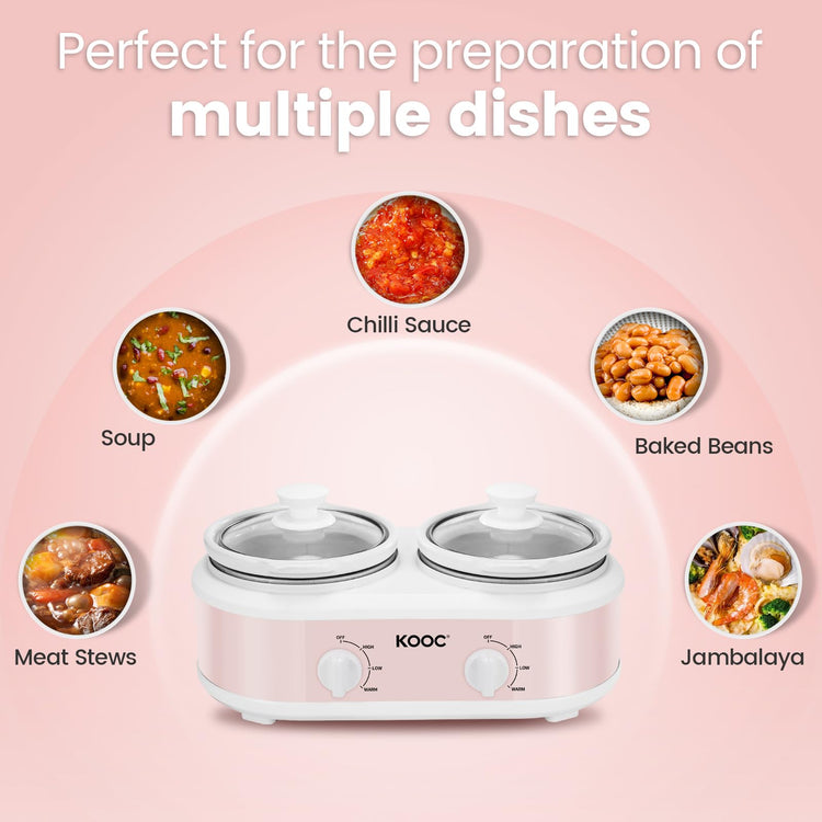 Double Small Slow Cooker