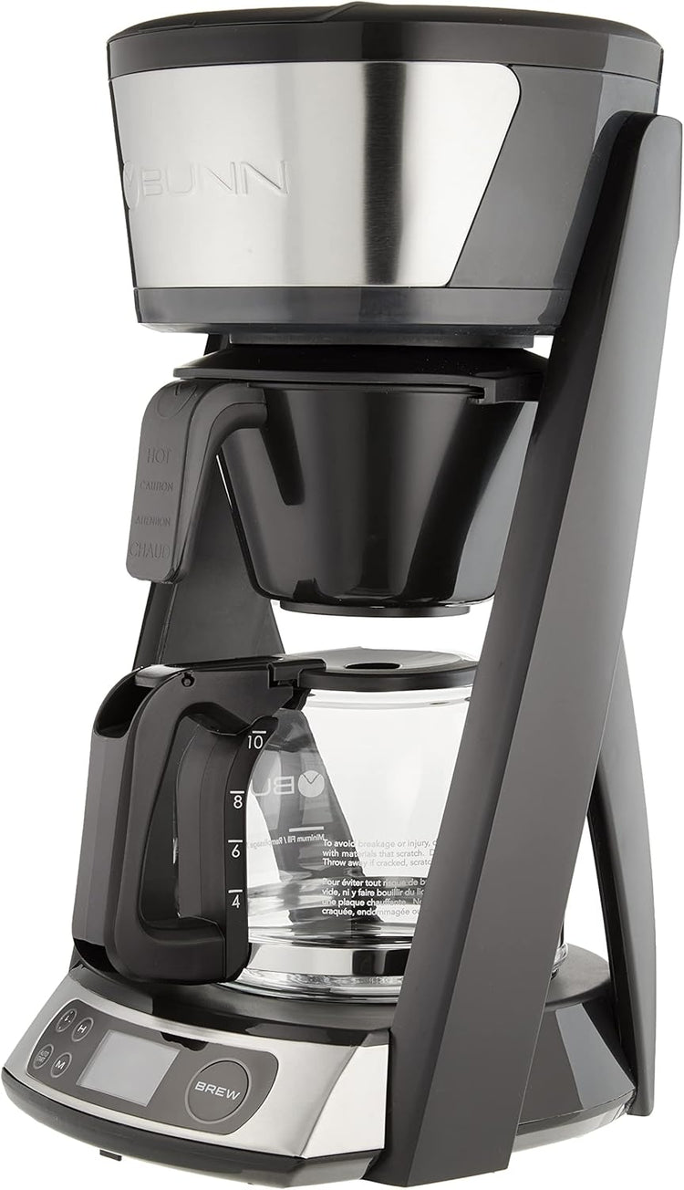 BUNN Heat N Brew Coffee Maker, 10-cup, Stainless Steel