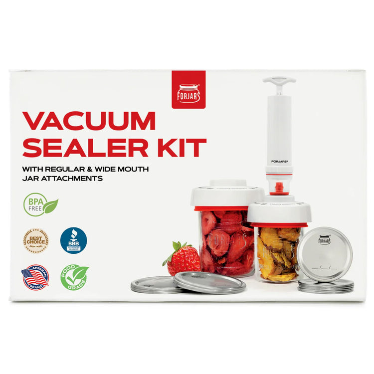 Jar Vacuum Sealer Accessory Set for Mason Jars