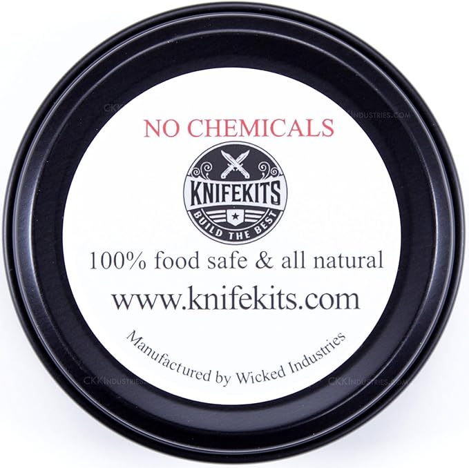 WICKED WAX - (2.0 oz.) - Cutting Edge Knife Protection - For Steel, Wood, Epoxy, Plastic, and Leather - 100% Organic & Food Safe - (USA Made) – Total Clean And Protect