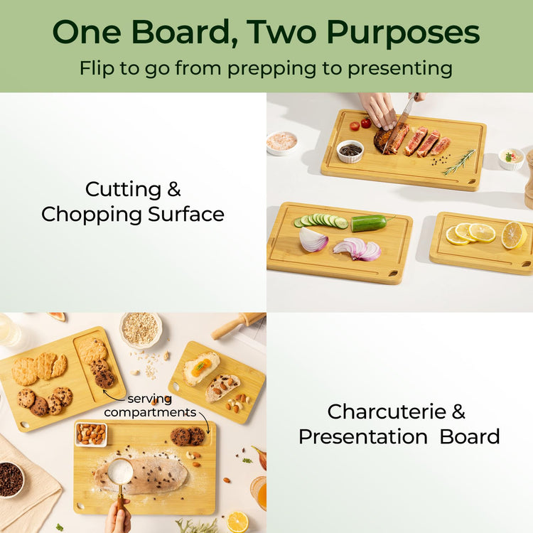 Bamboo Cutting Board (3 Count)