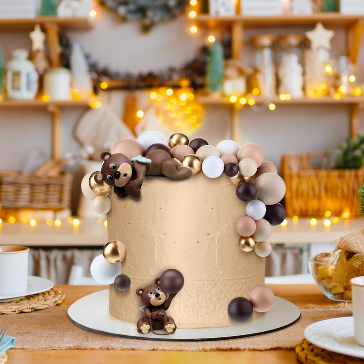 108 Pcs Balls Cake Topper