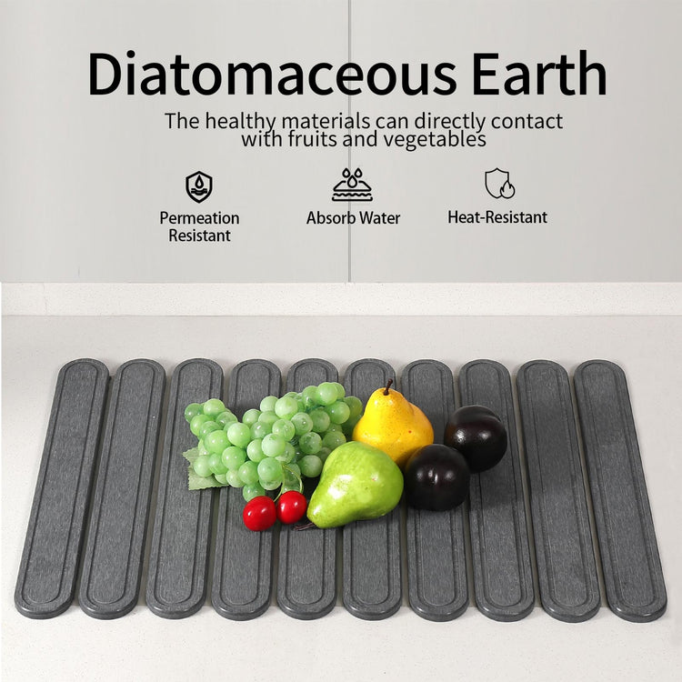 Stone Dish Drying Mat for Kitchen Counter