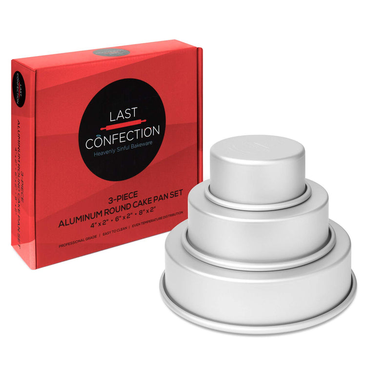 3 Piece Round Cake Pan Set