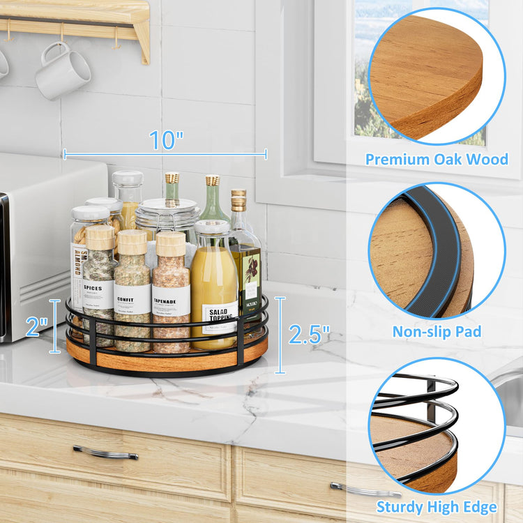 10" Lazy Susan Turntable Organizer