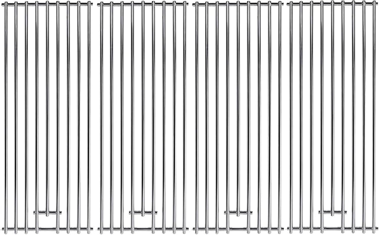 19 1/4" Stainless Steel Cooking Grid Grates Replacement Parts for 16517 Bull BBQ Angus, Brahma, Lonstar Select, Outlaw Steer Premium, Lonestar Select,19.25"x7.5",4Pack
