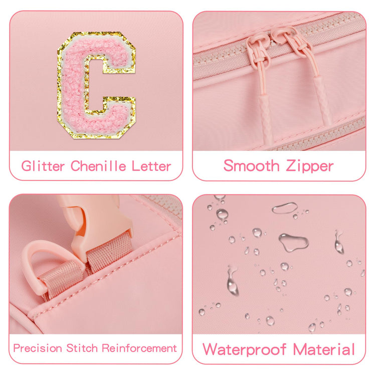 Lunch Box Kids Large Initial Insulated Lunch Bag for Girls