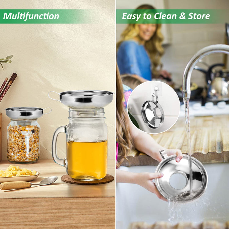 Canning Funnel with Strainer