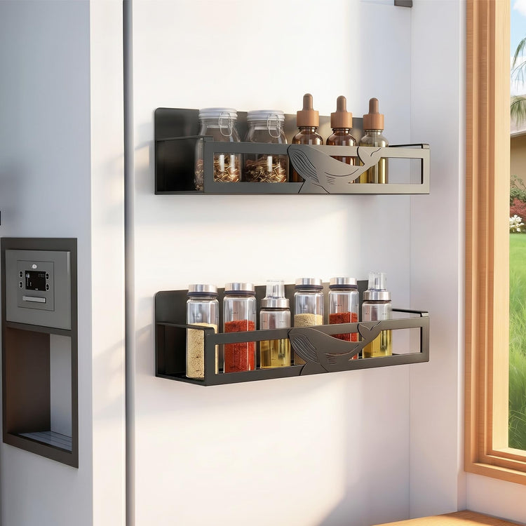 Magnetic Spice Rack for Refrigerator (2 Count)