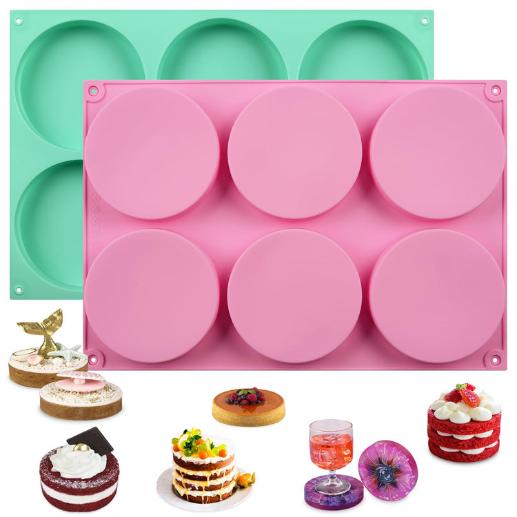 2 Pcs Silicone Muffin Top Pan for Baking (2 Count)