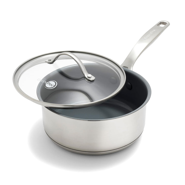 Stainless Steel Treviso 2.1QT Saucepan with Lid