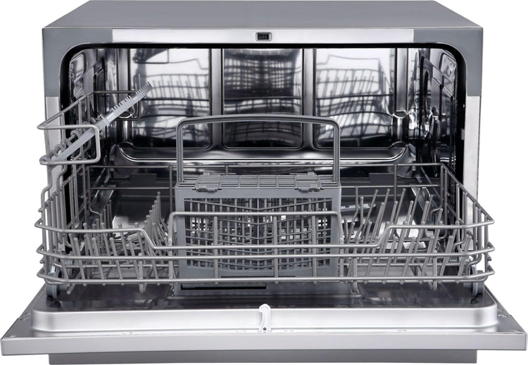 DWP63 21-5/8 Inch Wide 6 Place Setting Countertop Dishwasher - Black