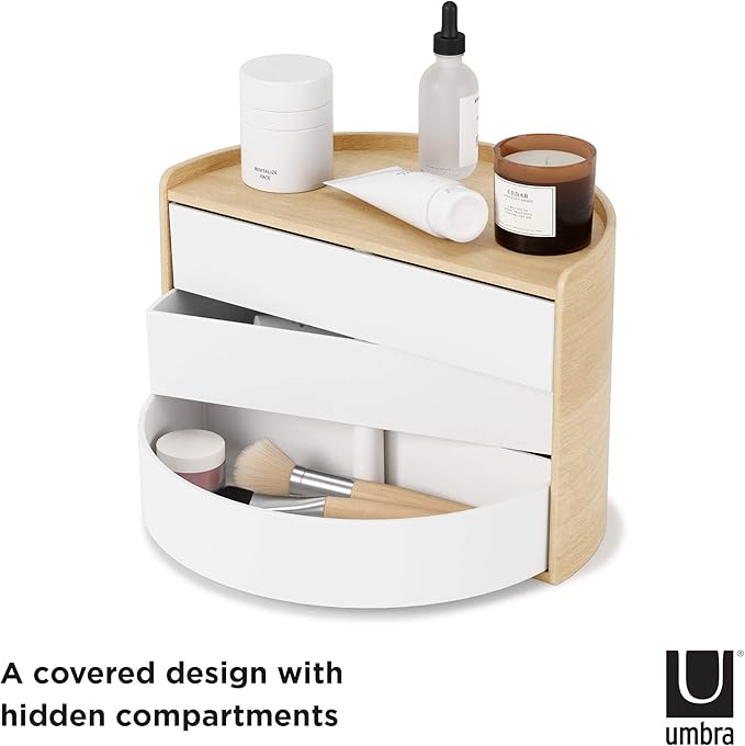 Umbra Moona Storage Box White/Natural