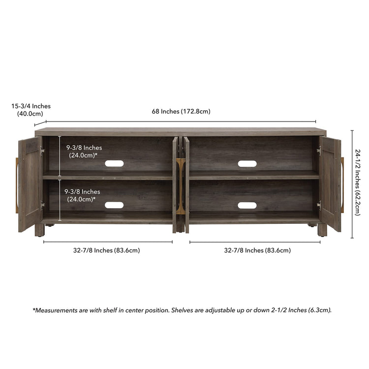 68" TV Stand for TVs up to 75"