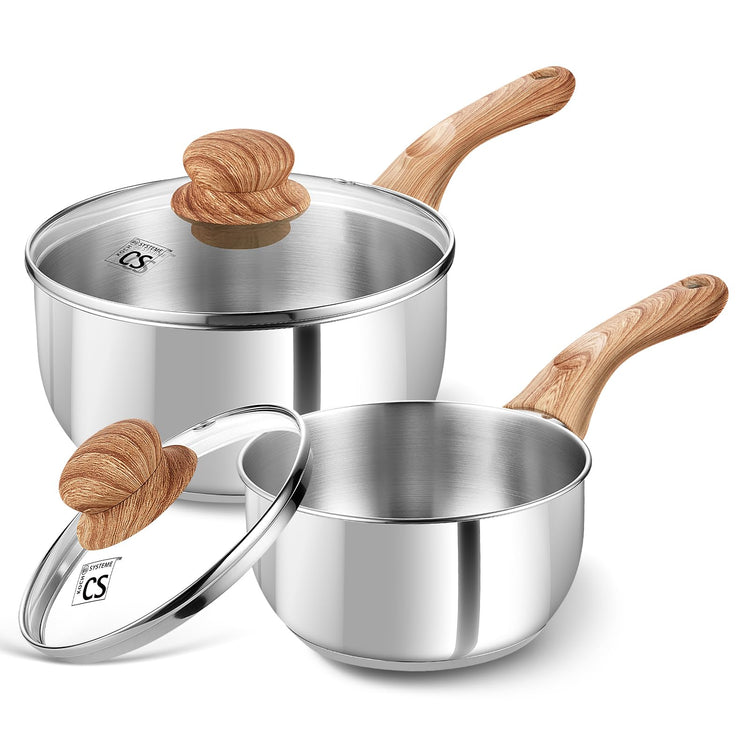 Stainless Steel Saucepan Set (4 Count)