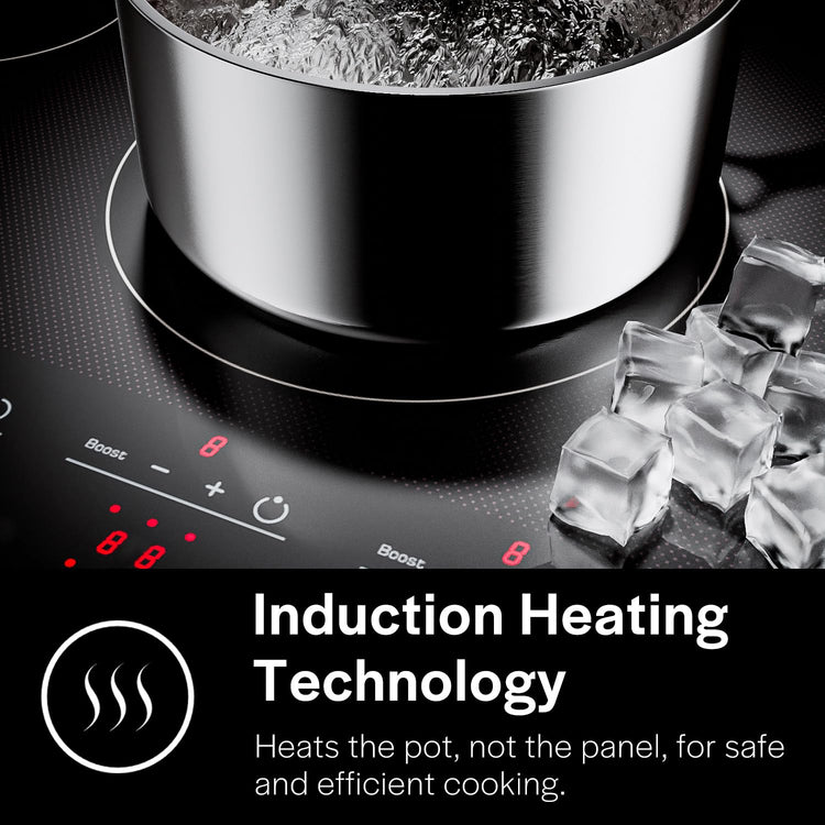 Ease 36“ Induction Cooktop 5 Burner (5 Zones)