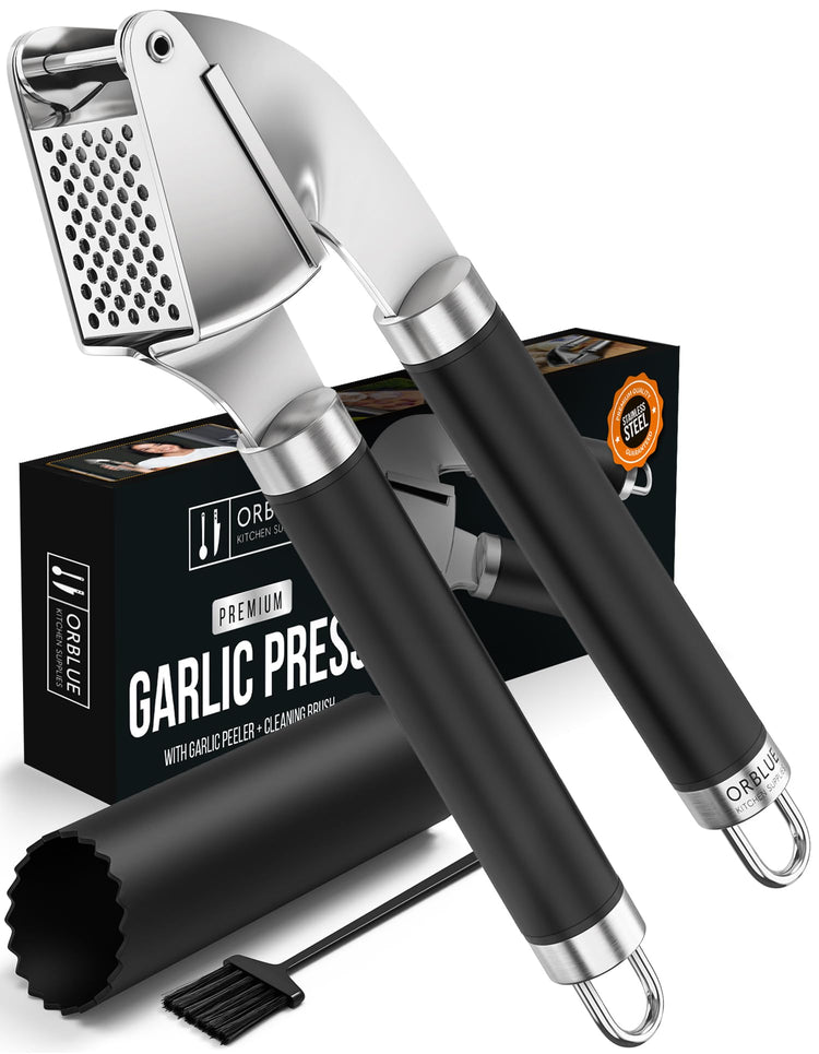 Garlic Press and Peeler Set