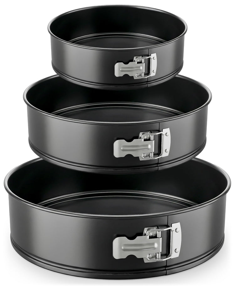 3 Piece Nonstick Springform Pan Set