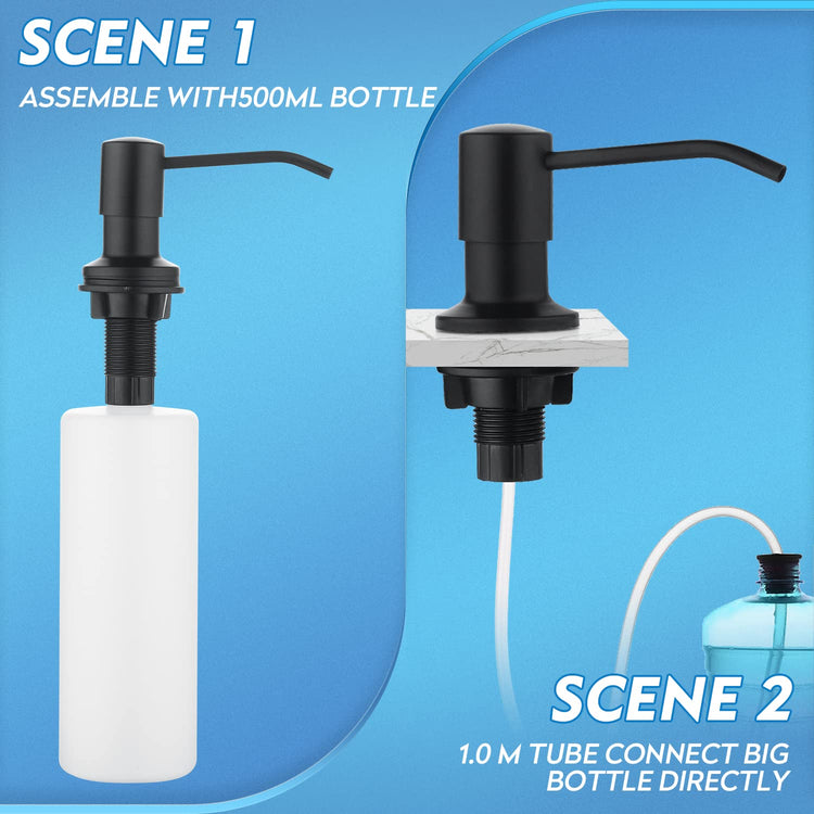 Dish Soap Dispenser for Kitchen Sink