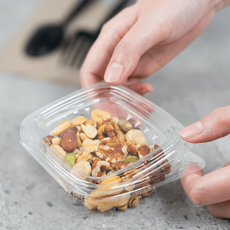 4oz PET Clear Clamshell Deli Containers (400 Count)