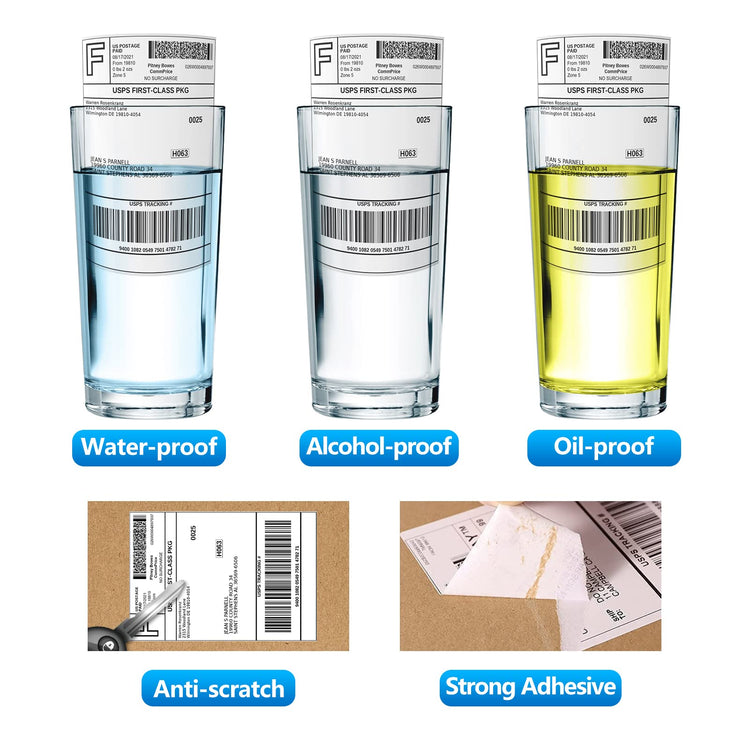 100 Rolls 4x6 Direct Thermal Shipping Labels