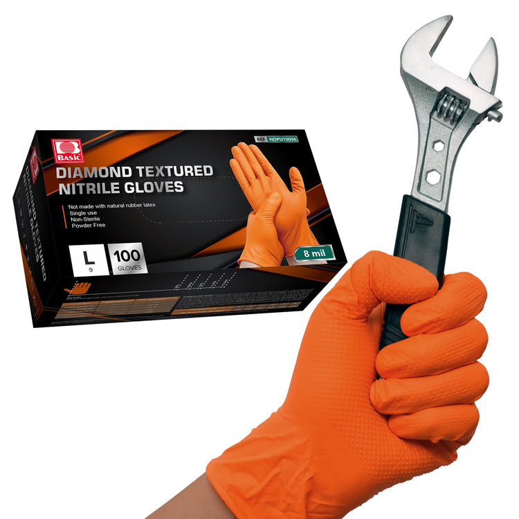 Basic Heavy Duty Nitrile Gloves (100 Count)