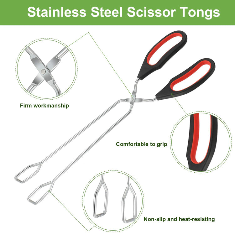 Scissor Tongs 3 Pack