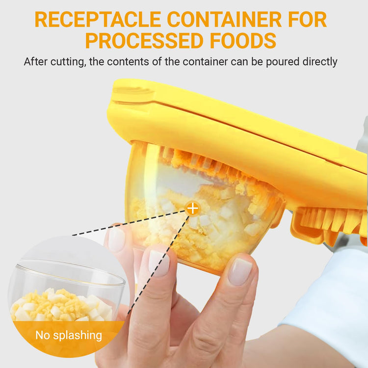 1 Pack Yellow Heavy Duty Egg Slicer with 3 Cutting Modes