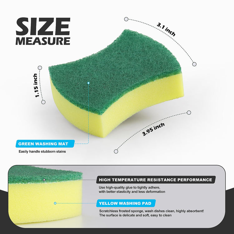 300 Pack Kitchen Cleaning Sponges (300 Count)