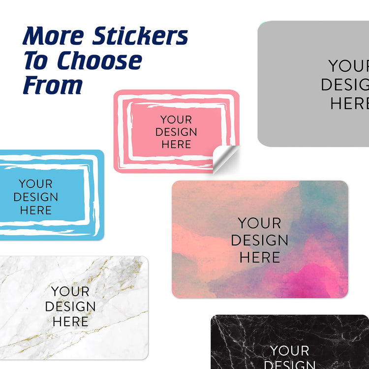 Custom Vinyl Stickers Your Image (100 Count)