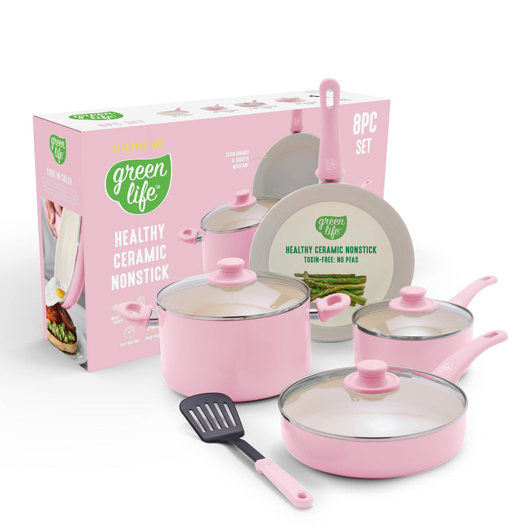 8 Piece Nonstick Cookware Set