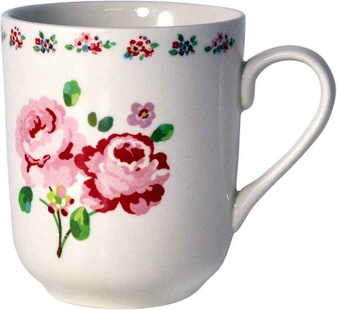 Tudor 16-Piece Premium Quality Round Porcelain Dinnerware Set, Service for 4 - FRAGRANCE ROSE, See 10 Designs INSIDE!