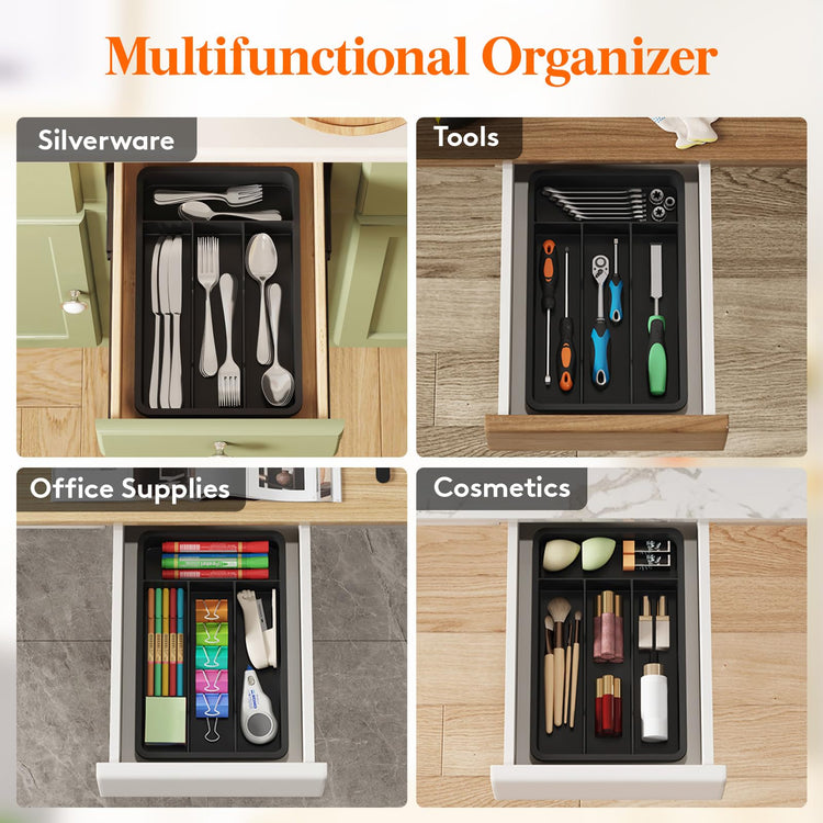 Silverware Drawer Organizer Tray