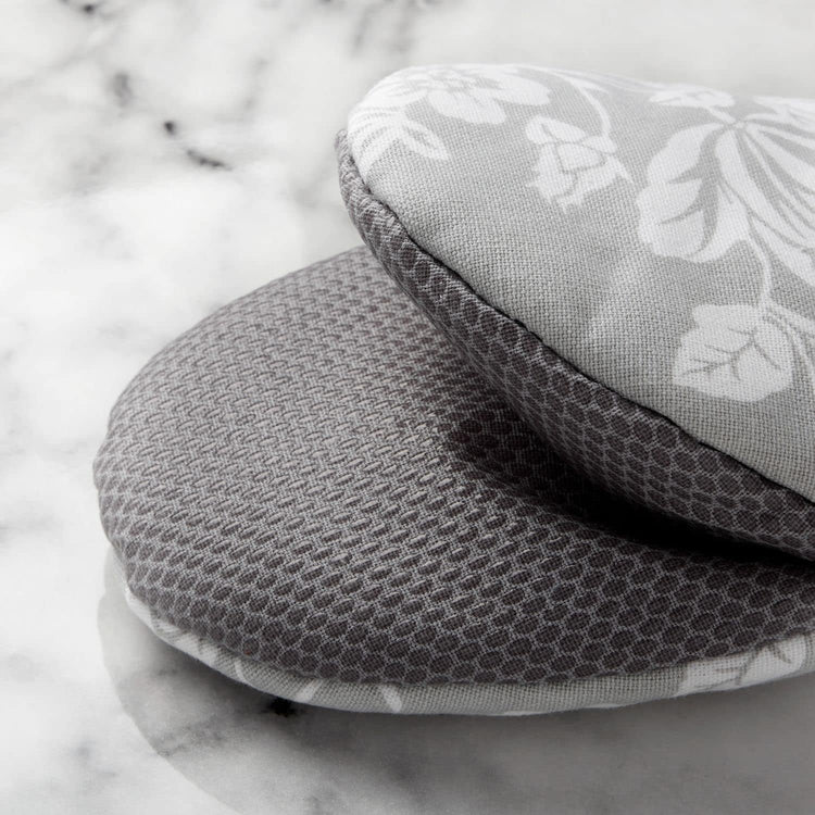 Martha Stewart Printed Mini Oven Mitt Set, 5.5"x8", Floral Vine