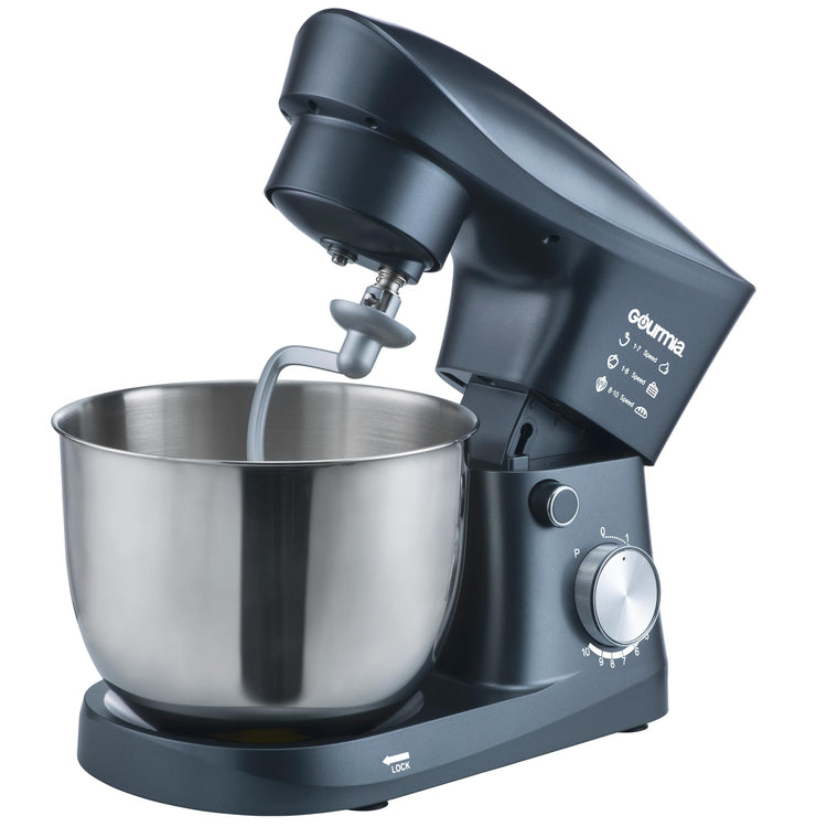 5 Quart 10 Speed Electric Stand Mixer with Bowl + Shield