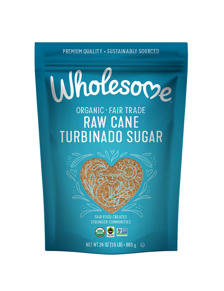 Organic Raw Cane Turbinado 24oz (288 Ounce)