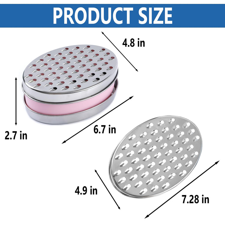 Cheese Grater Citrus Lemon Zester with Food Storage Container & Lid