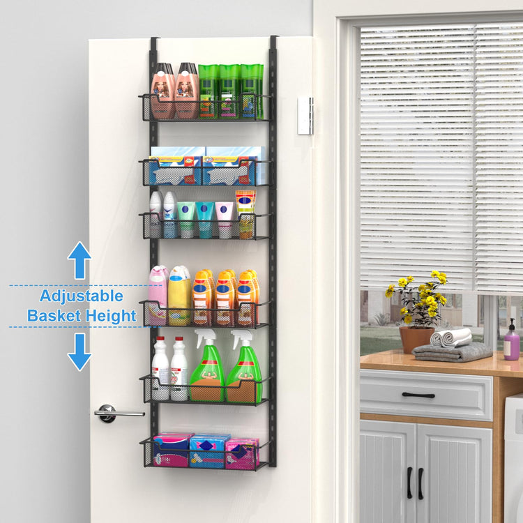 12.3" W Narrow Over the Door Pantry Organizer